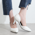 [GIRLS GOOB] Women's Pump Heels 7cm Nubuck Leather Heel Cushion Pad - Made in Korea
